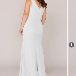 Elegant White Evening Gown